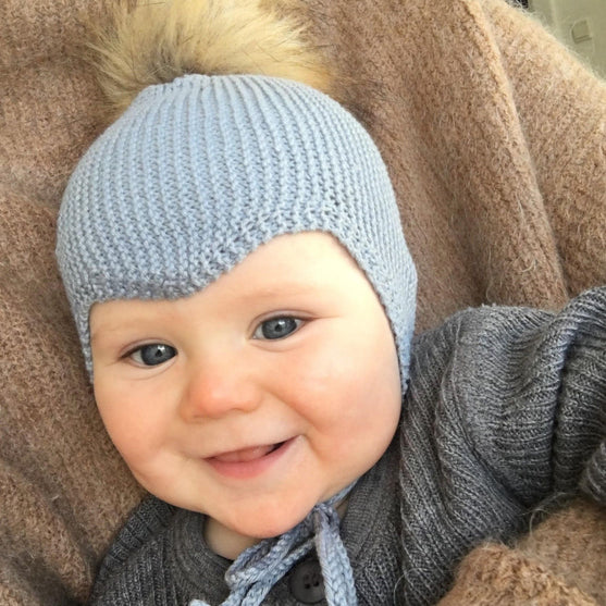 Gebreide Babymuts in Rainbow
3