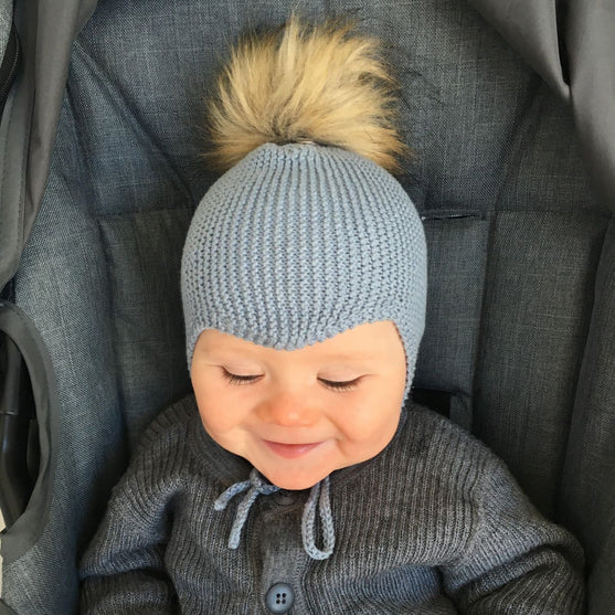Gebreide Babymuts in Rainbow
4