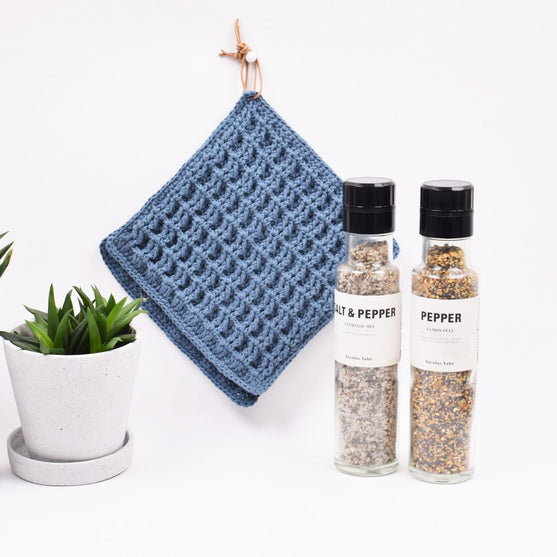 Pannenlappen in wafelpatroon 8/4
2