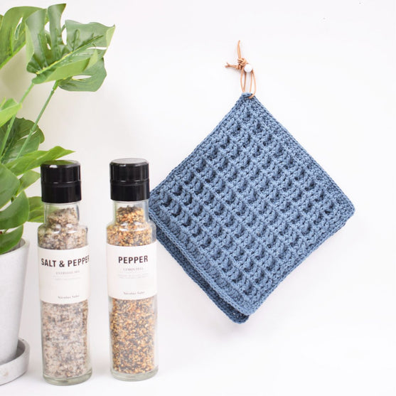 Pannenlappen in wafelpatroon 8/4
3