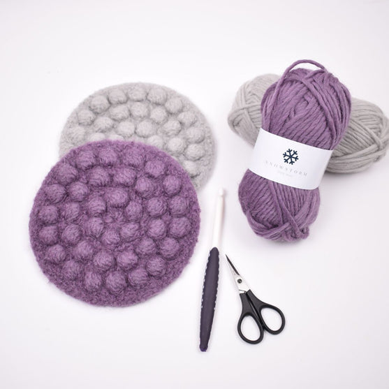 Gevilte onderleggers met bobbels
3