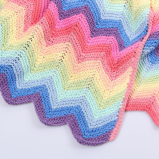 Super regenboog deken - Pastel
2