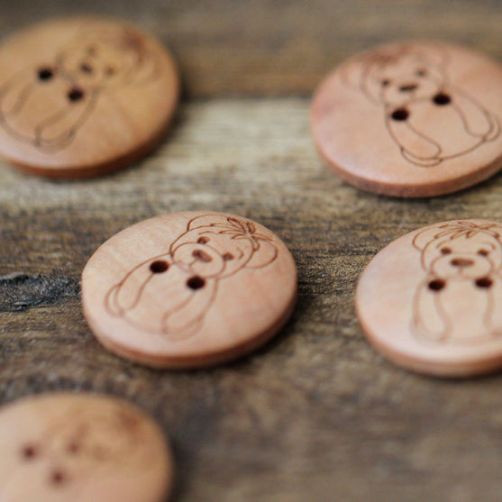Dierenknopen - 17 mm - Go Handmade
5