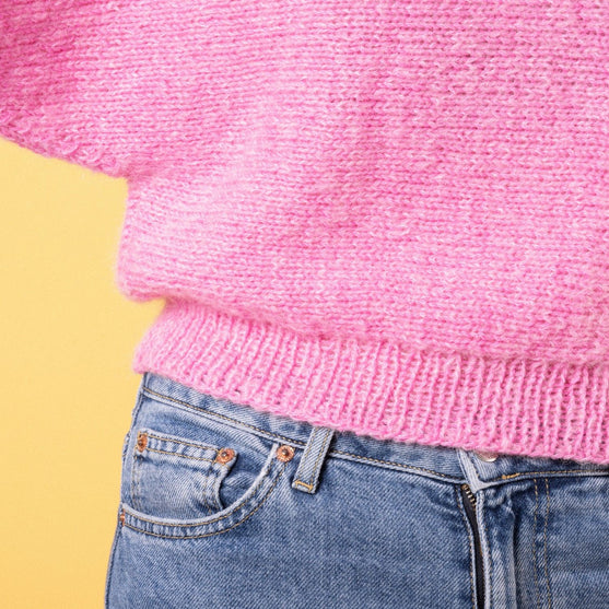 Kort Overdwars - Sweater - Pink Collection
6