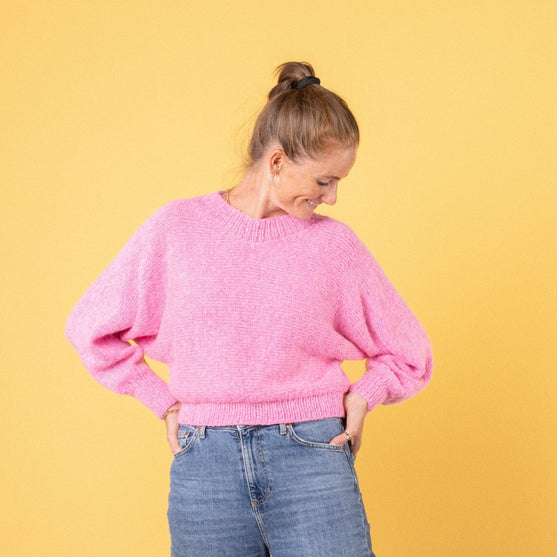 Kort Overdwars - Sweater - Pink Collection
7