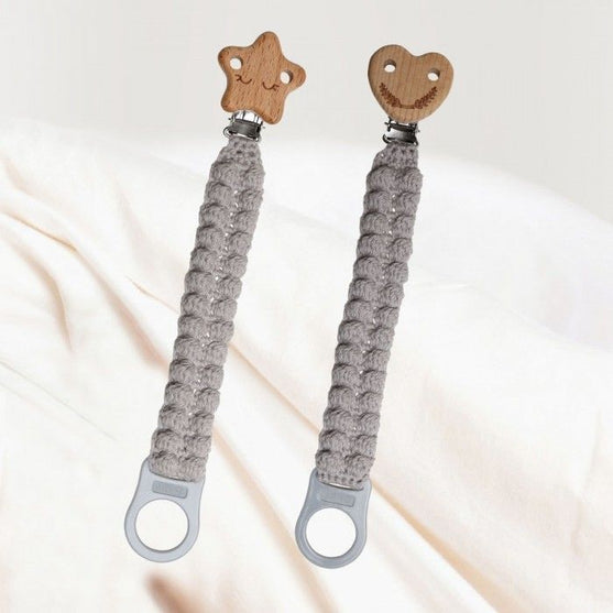 Speenclip met gaatjes - Ster - Go Handmade
3