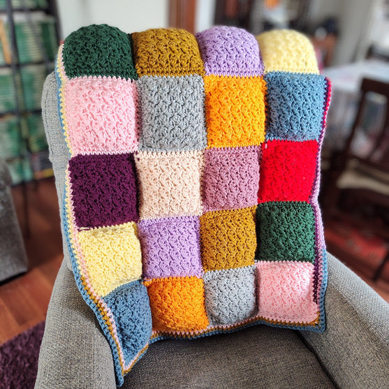 Soft Squares - Opgevulde deken
2