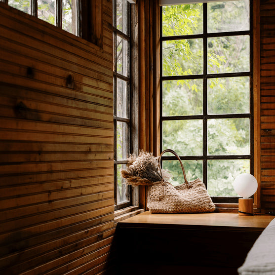 Rose Window - Jute Draagtas
4