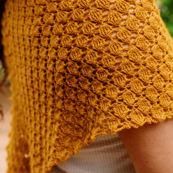 Grisaille - Driehoekige Kanten Sjaal
3