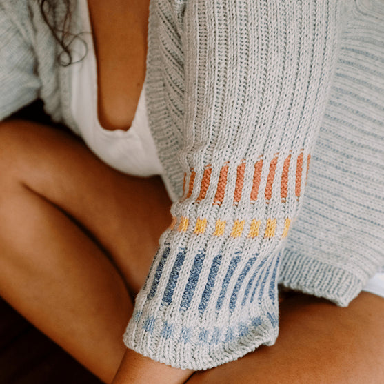 Fusing Cardigan - Open Vest met Strikceintuur
8