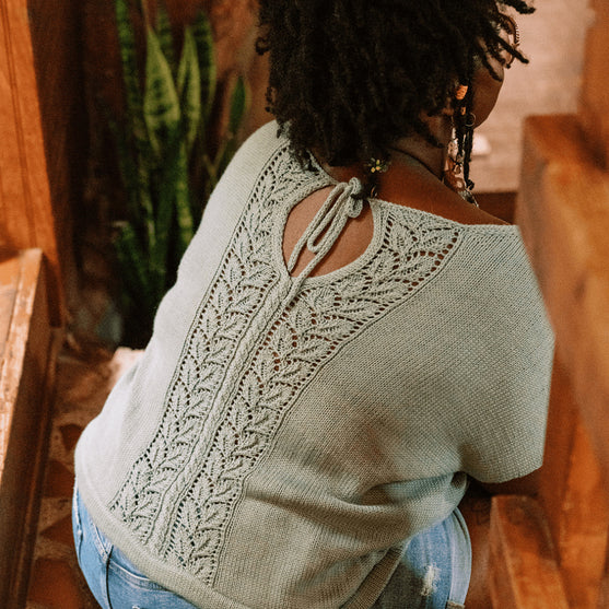 Floreale Top - Shirt met Kanten Rug
2