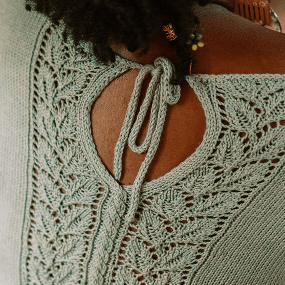 Floreale Top - Shirt met Kanten Rug
4