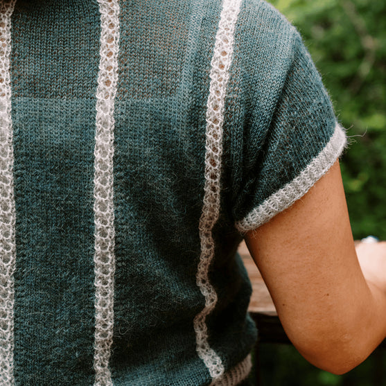 Diaphane Top - Shirt met Knopen
3