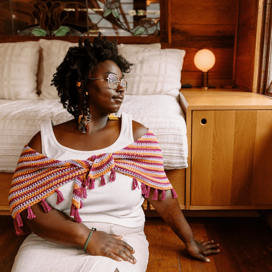 Confetti Glass - Driehoekige Sjaal
7