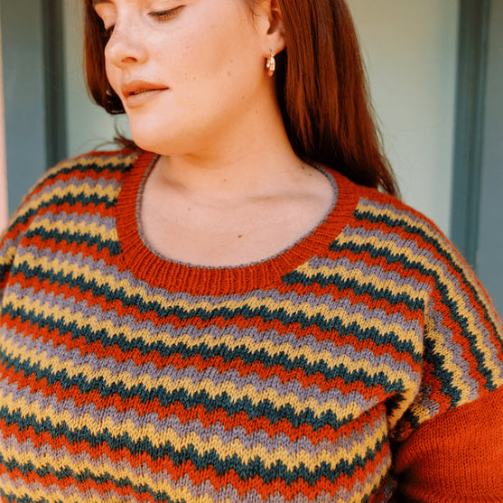 Lurdes - Chevron Trui
6