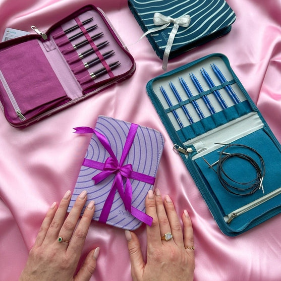 Stellar Korte verwisselbare rondbreinaaldenset Essential - Amethyst - Hobbii
13