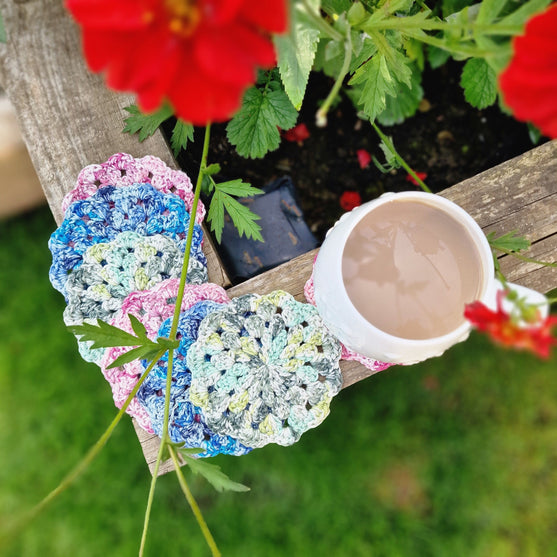 Silk Print Bloem - Onderzetters
2