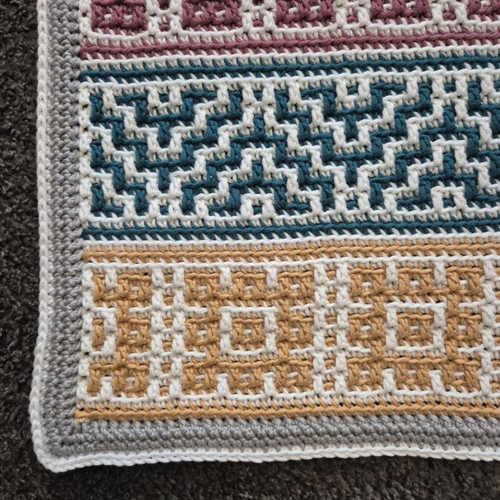 Lullaby Name Mosaic - Gepersonaliseerde Baby Deken
7