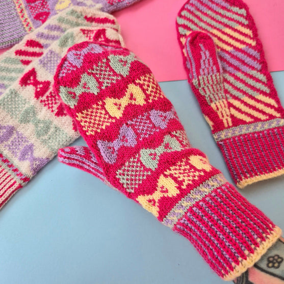 Bow Pop Mittens - Wanten
3