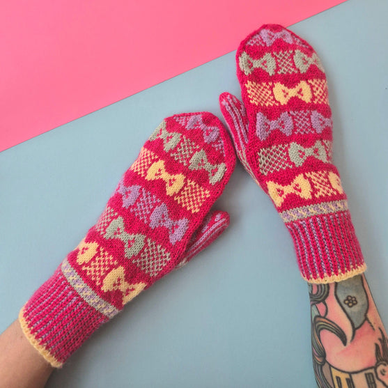 Bow Pop Mittens - Wanten
6