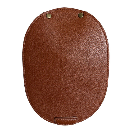 Tassenflap met Metalen Sluiting - Bruin/Brons - Go Handmade
5