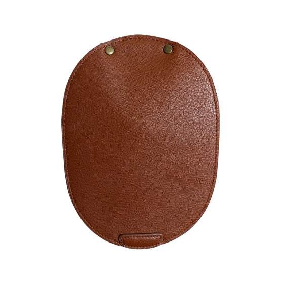 Tassenflap met Metalen Sluiting - Bruin/Brons - Go Handmade
6