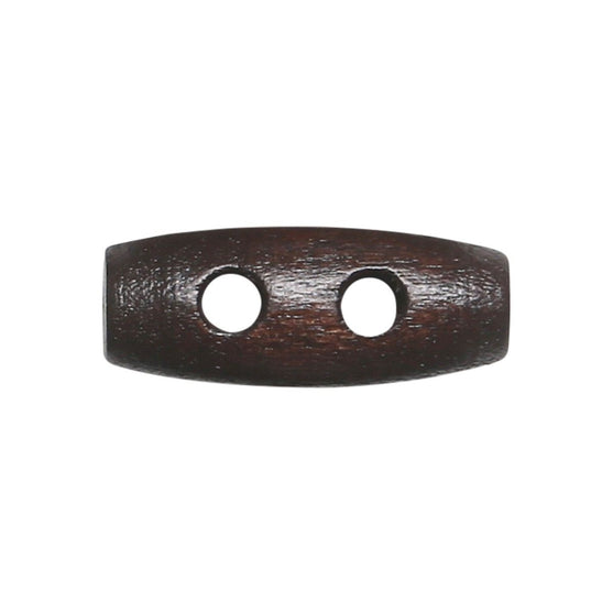 Langwerpige Houten knopen Mini - 20 mm - Go Handmade
4