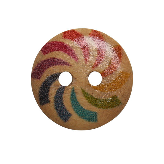 Regenboog knopen - 15 mm - Go Handmade
3