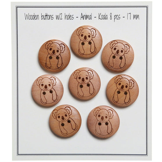 Dierenknopen - 17 mm - Go Handmade
6