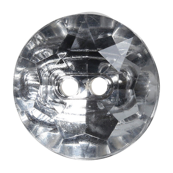 Crystal knopen met 2 gaatjes - 18 mm - Go Handmade
3