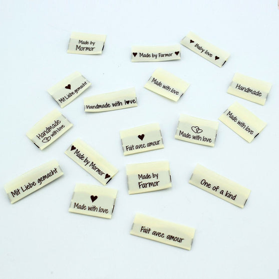 10 Labels - Made with love - Hartje - Go Handmade
3