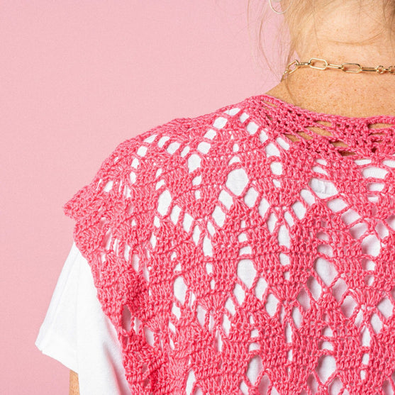 Leaf Me On - Vest - Pink Collection
5