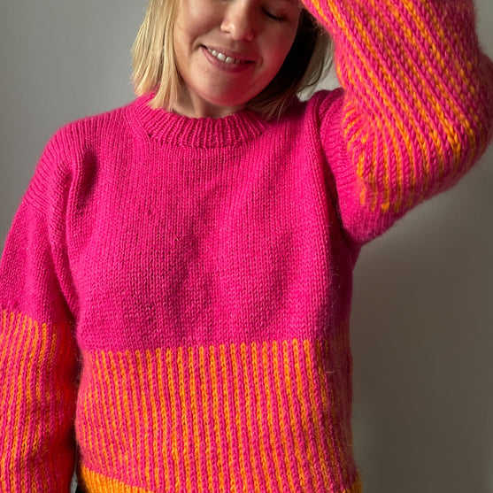 Easy Colour Mix Sweater - Trui
4