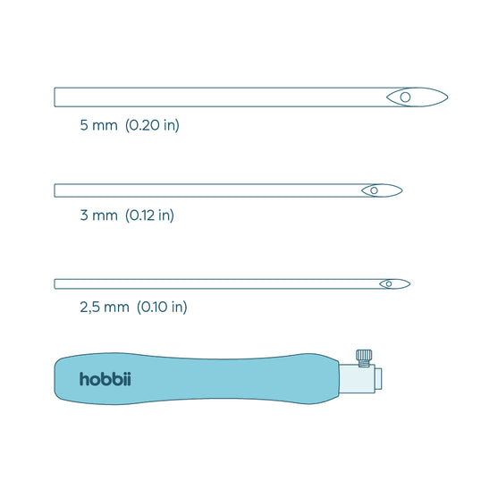 Verwisselbare Punch Needle set - Hobbii
8
