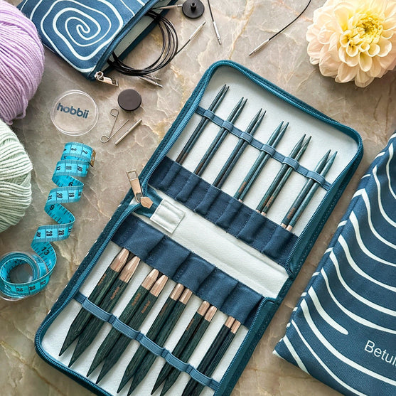 Betula verwisselbare rondbreinaaldenset Deluxe - Cerulean - Hobbii
10