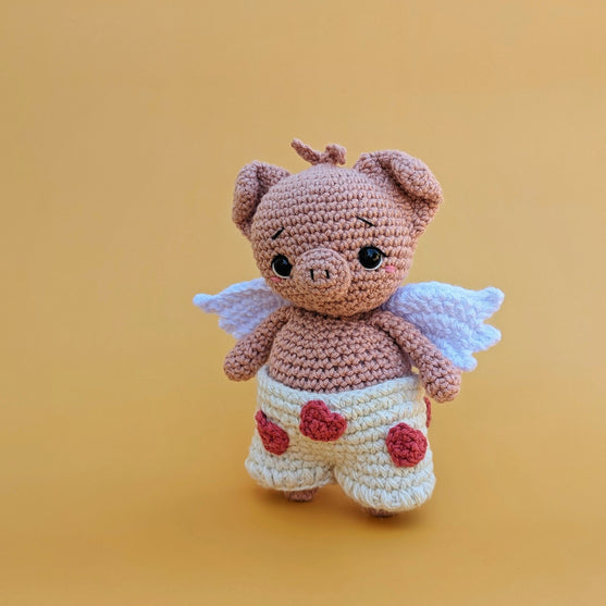 Cupid Piglet - Amigurumi
8