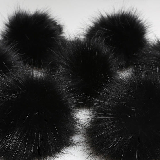 Pompon - Zwart - Go Handmade
2
