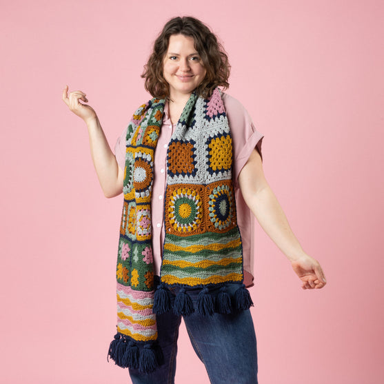 Happy Squares - Sjaal
4