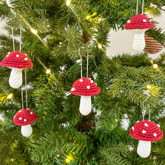 Topling Paddenstoel - Kerstdecoratie
2