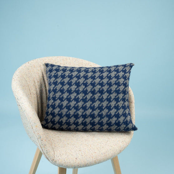 Island - Kussen met pied-de-poule patroon
2