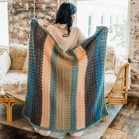 Sherbet Afghan - Plaid
5