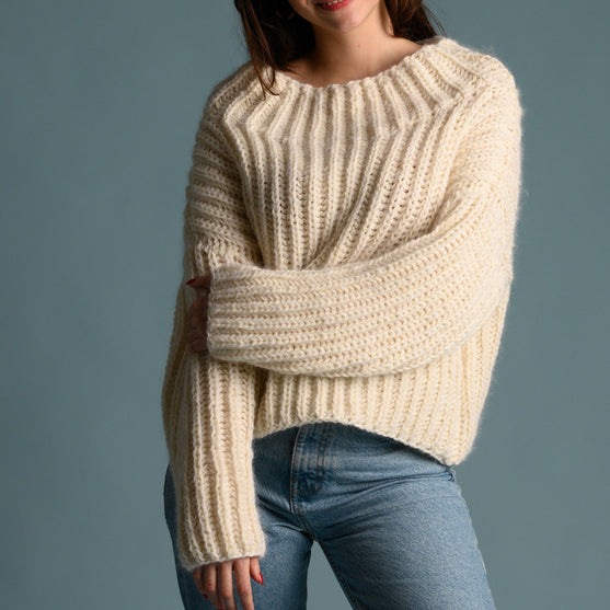 Naomi - Patent Sweater
5
