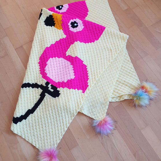 Flamingo Love - Plaid
4