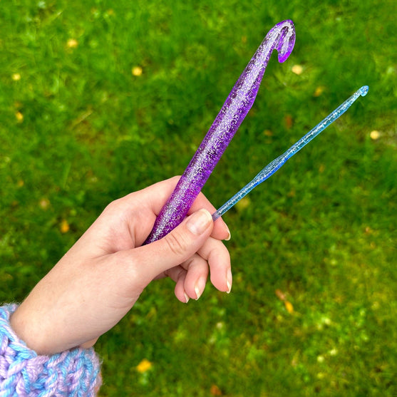 Glitter Haaknaald - Hobbii
10