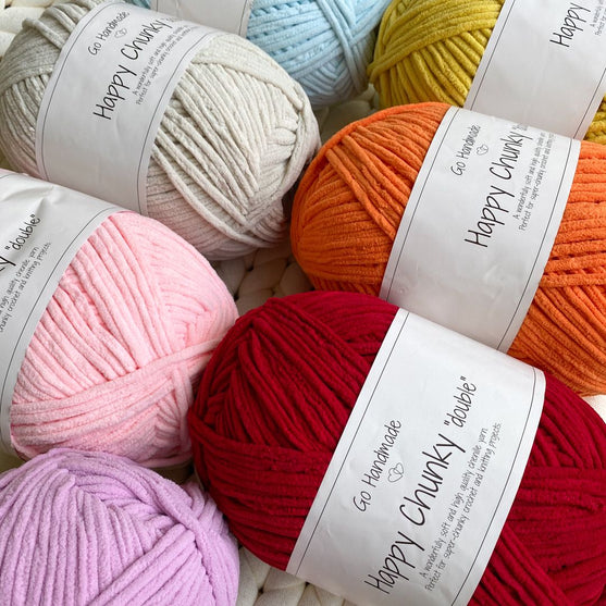 Happy Chunky Double - 50g - Go Handmade
7