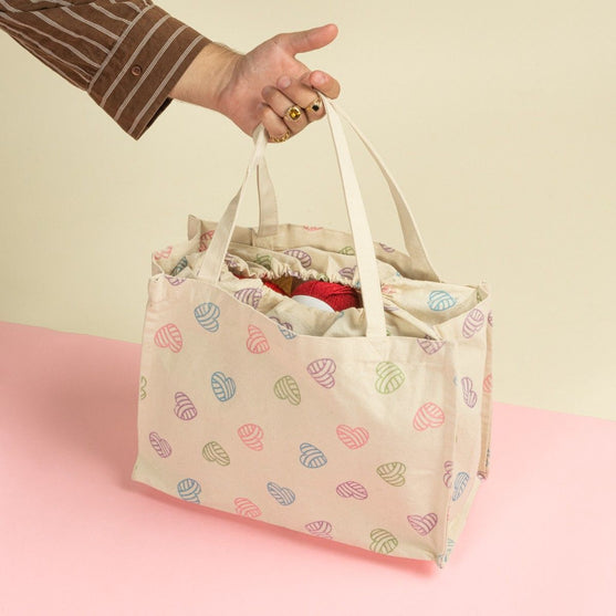 Canvas Shopper met trekkoordsluiting - Hobbii
5