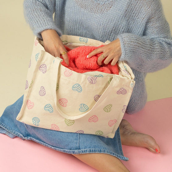 Canvas Shopper met trekkoordsluiting - Hobbii
6