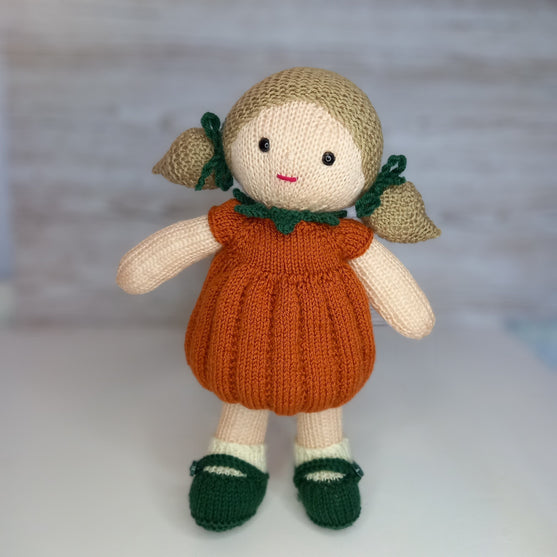 Pompoen Outfit - Poppenkleding
2