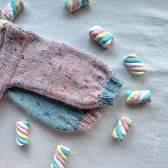 Marshmallow Swirls - Kindertrui
2