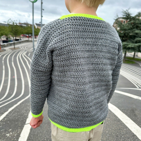 Contrast Cardi - Kindervest
2